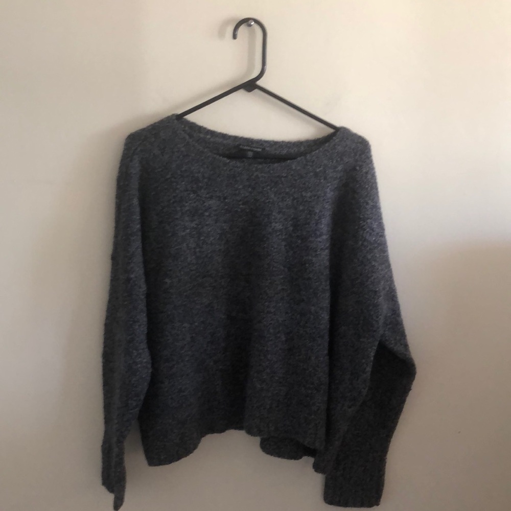 Eileen fisher grey Italian wool sweater. Georgeous